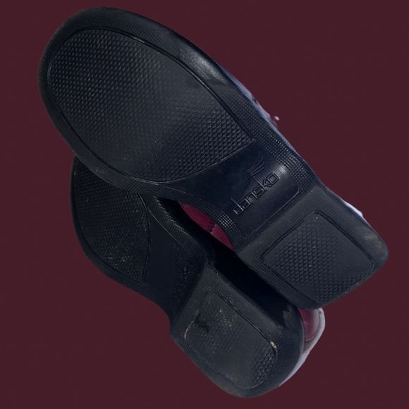 Dansko Womens Burgundy Janika Leather Round Toe Lace Up Oxford Shoes Size US 8.5 - Picture 4 of 6